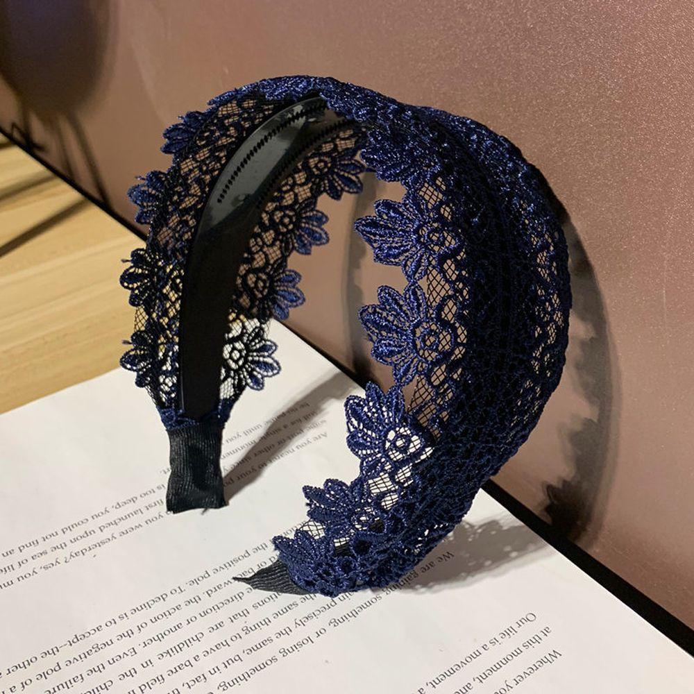 IVORY Băng Đô Ren Bản Rộng Chống Trượt Thời Trang Cho Nữ