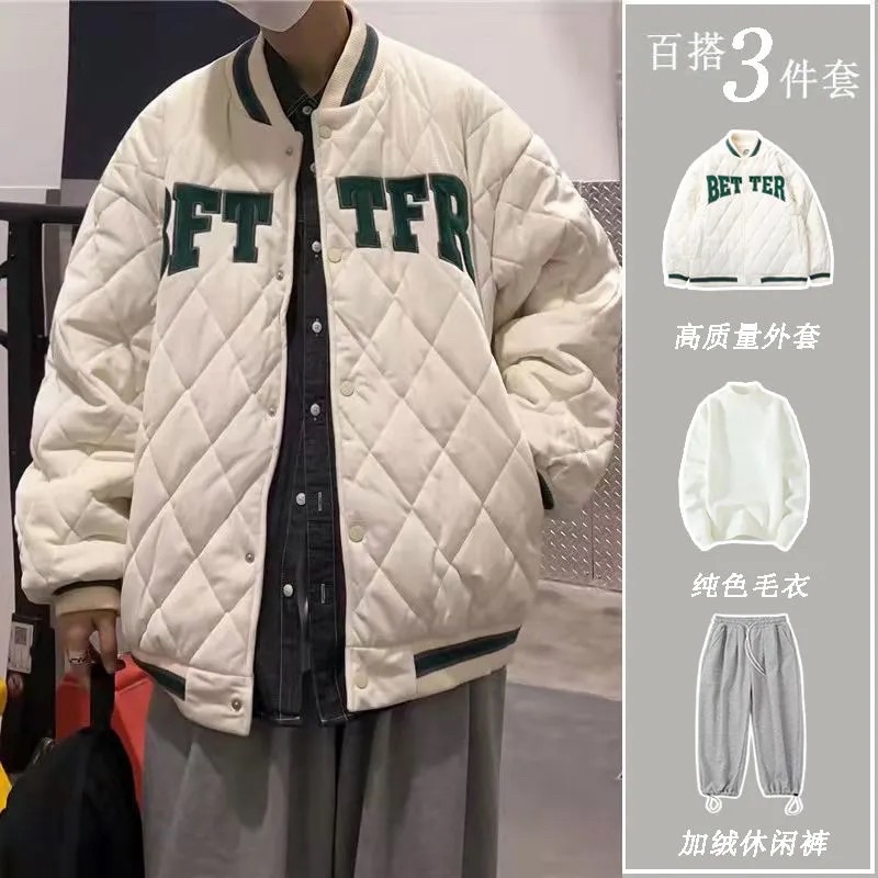 áo khoác bomber trần bông siêu ấm nam nữ đều mặc được , ảnh chụp thật ở cuối . hàng quảng châu