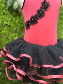 Váy múa ballet 2 dây ba hoa (có sỉ từ 5c)