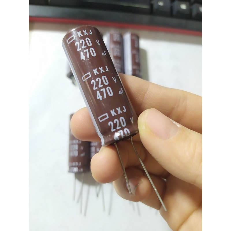 Tụ điện Nhật Bản KXJ 470UF 220V RK-192