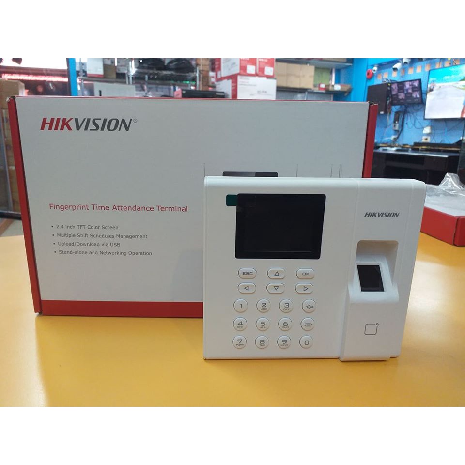 Máy chấm công IP Hikvision, kết nối internet, vân tay thẻ từ 8003 8503