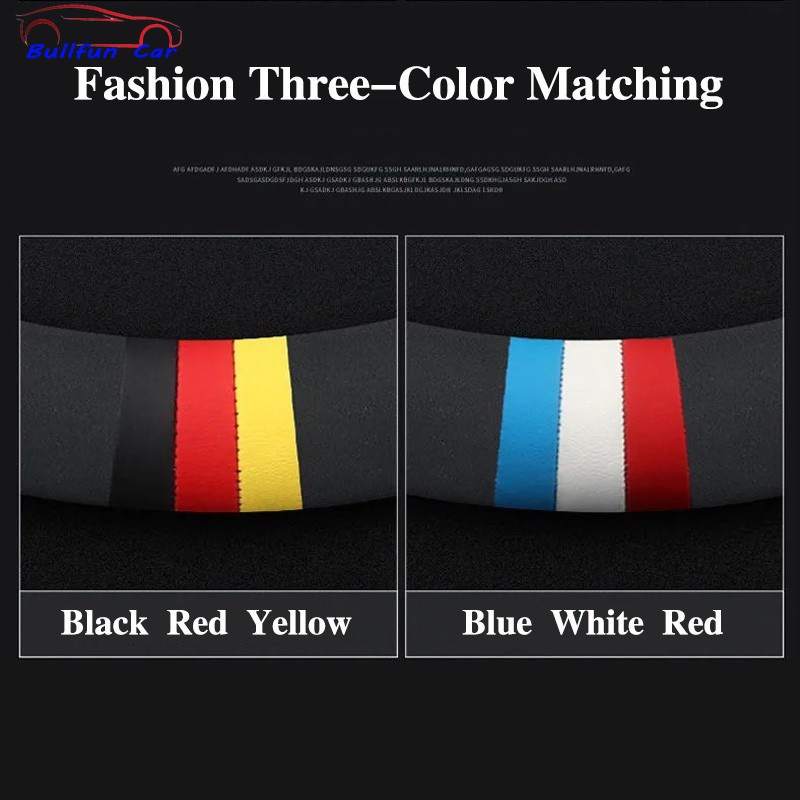 Vỏ Bọc Vô Lăng Xe Hơi Bằng Da Thoáng Khí Cho Hyundai Elantra i10 Grand Starex SantaFe Sonata Tucson Getz Matrix Accent Lafestara ix25 ix35 2018 2019 2021