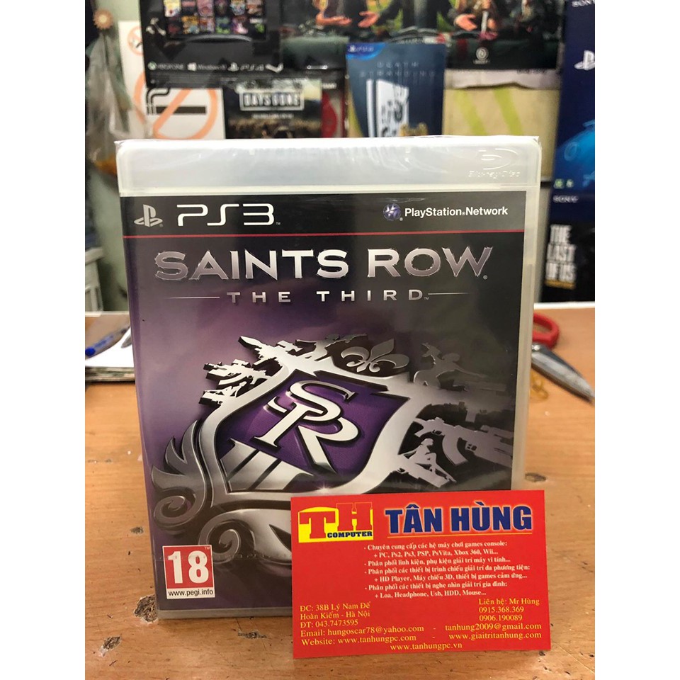 Đĩa game PS3 : Saints Row The Third