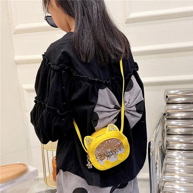 Túi đeo chéo hình mèo tiện dụng cho bé gái