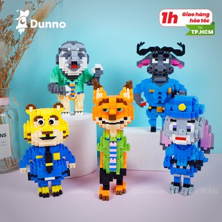 Mô hình Lắp Ráp Zootopia - Đồ chơi Nhân vật Hoạt hình Nanoblock Dunno