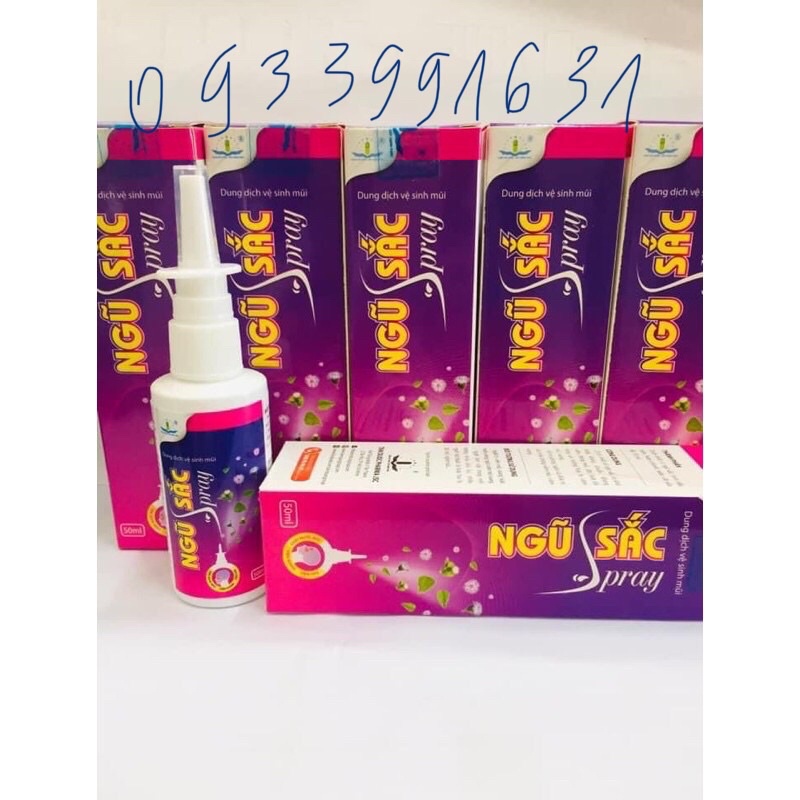 Xịt mũi NGŨ SẮC chai 50ml