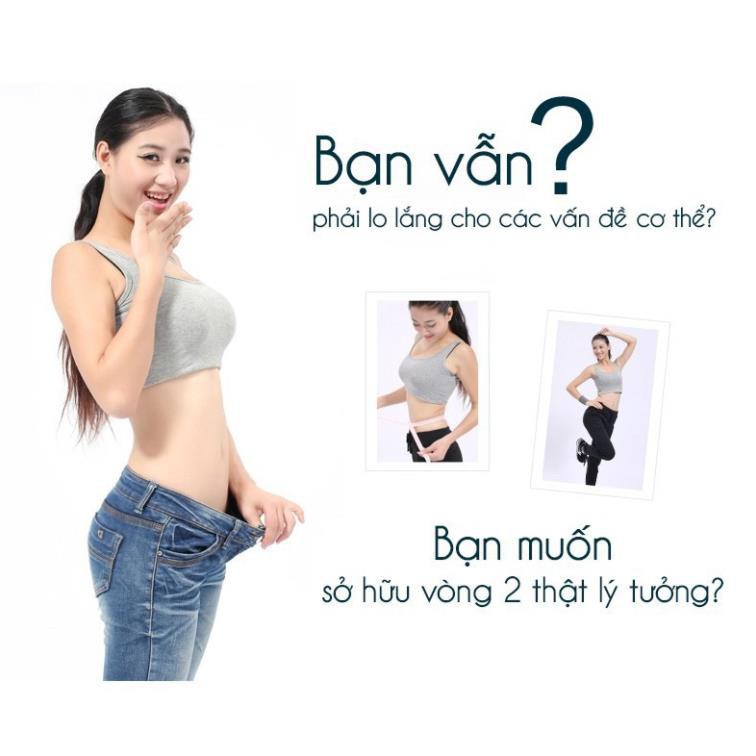 Đai massage giảm mỡ bụng HCR-X6, loại không dây dùng pin sạc - phiên bản mới 2020