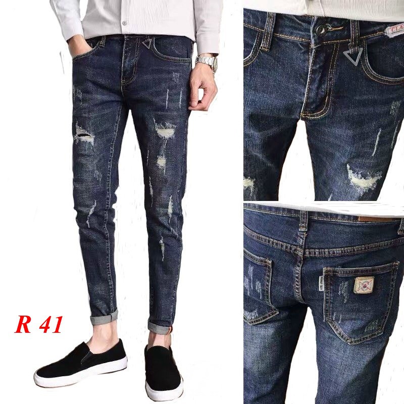 Quần Jean Nam Chất Bò Denim Nhiều Mẫu Cực Hót