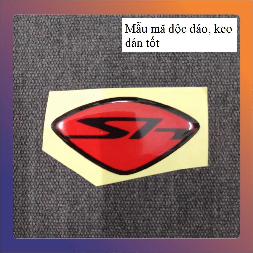 [CHÚ Ý] TEM LOGO MẶT NẠ PHŨ NHỰA TRONG, TEM TRANG TRÍ XE MÁY LOGO SH, LOGO VISION