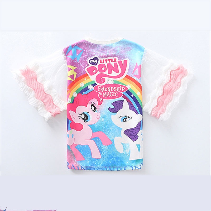 Đầm Thun Dáng Rộng Họa Tiết Hoạt Hình Phong Cách Hàn Quốc Thời Trang Mùa Hè Cho Nữ