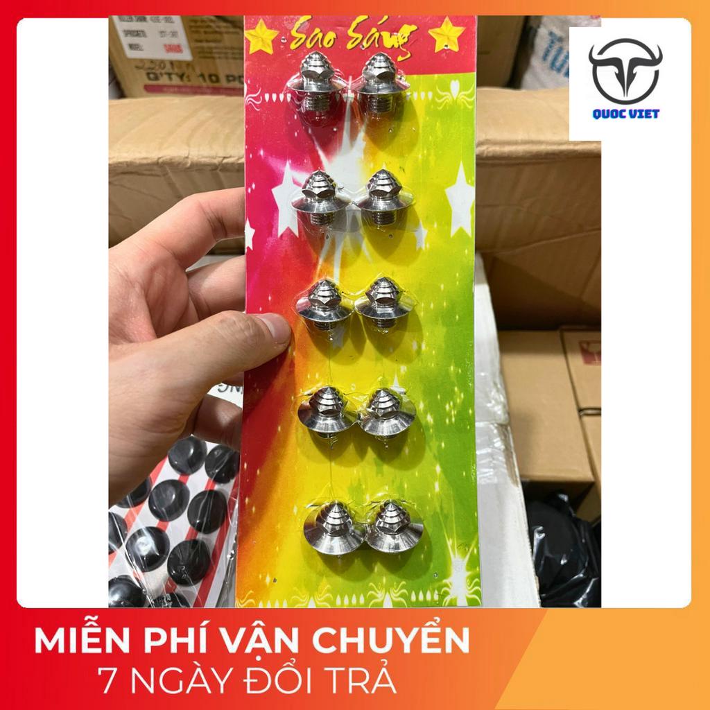 Ốc chân kính| ốc chân gương dream wave 10ly inox