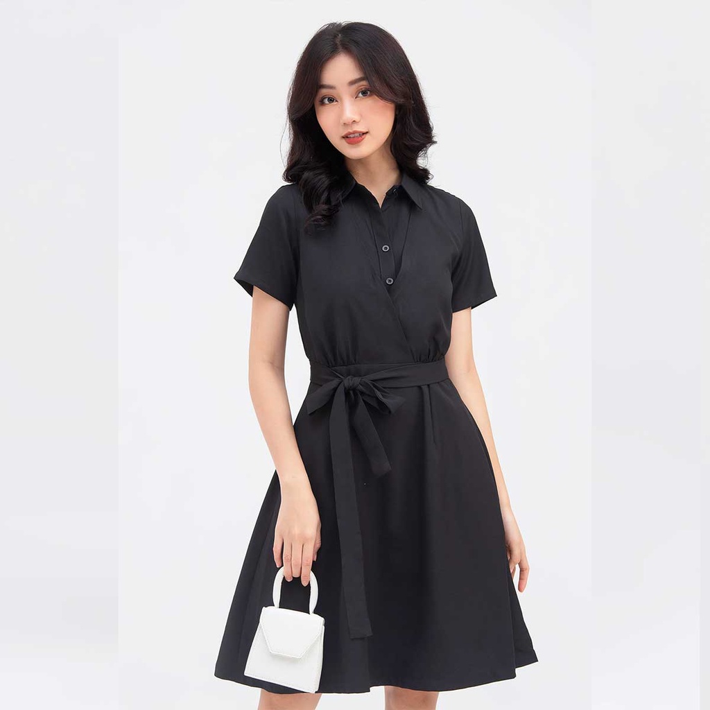 [Mã WABRGUM giảm 10% tối đa 30K đơn 99K] Đầm sơ mi nữ thời trang GUMAC thiết kế đắp chéo DC05012 - mẫu mới | BigBuy360 - bigbuy360.vn