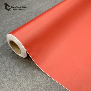 Decal màu đỏ nhám - Giấy dán tường , bàn , tủ có sẵn keo ( khổ 1,2m )