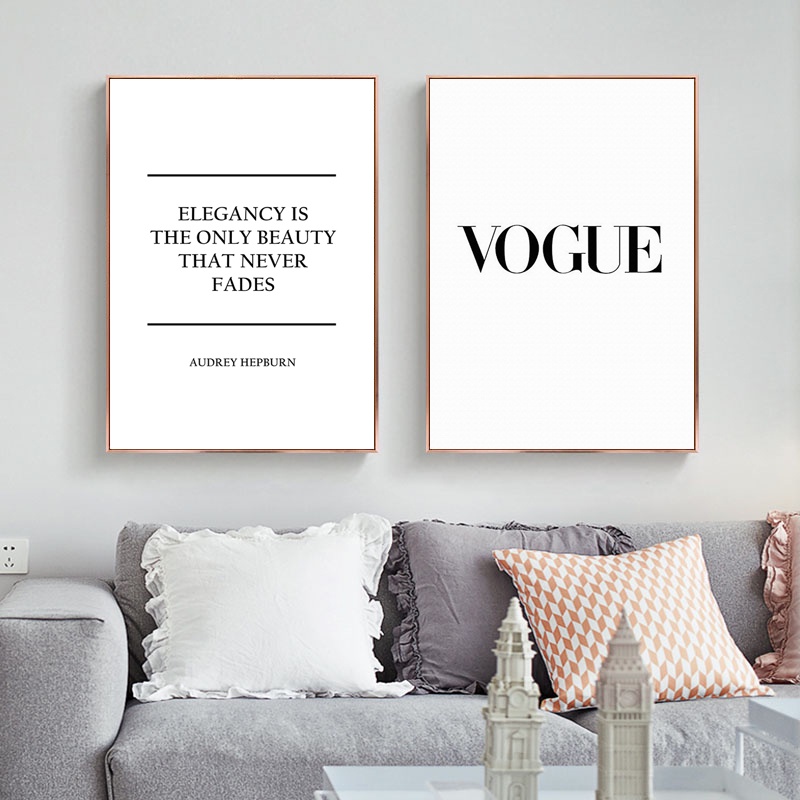 Tranh vải canvas treo tường trang trí gam màu trắng đen nghệ thuật