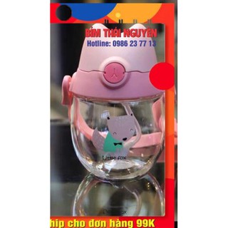 BÌNH TẬP UỐNG NƯỚC CHO BÉ (Có Chống sặc, có dây đeo)