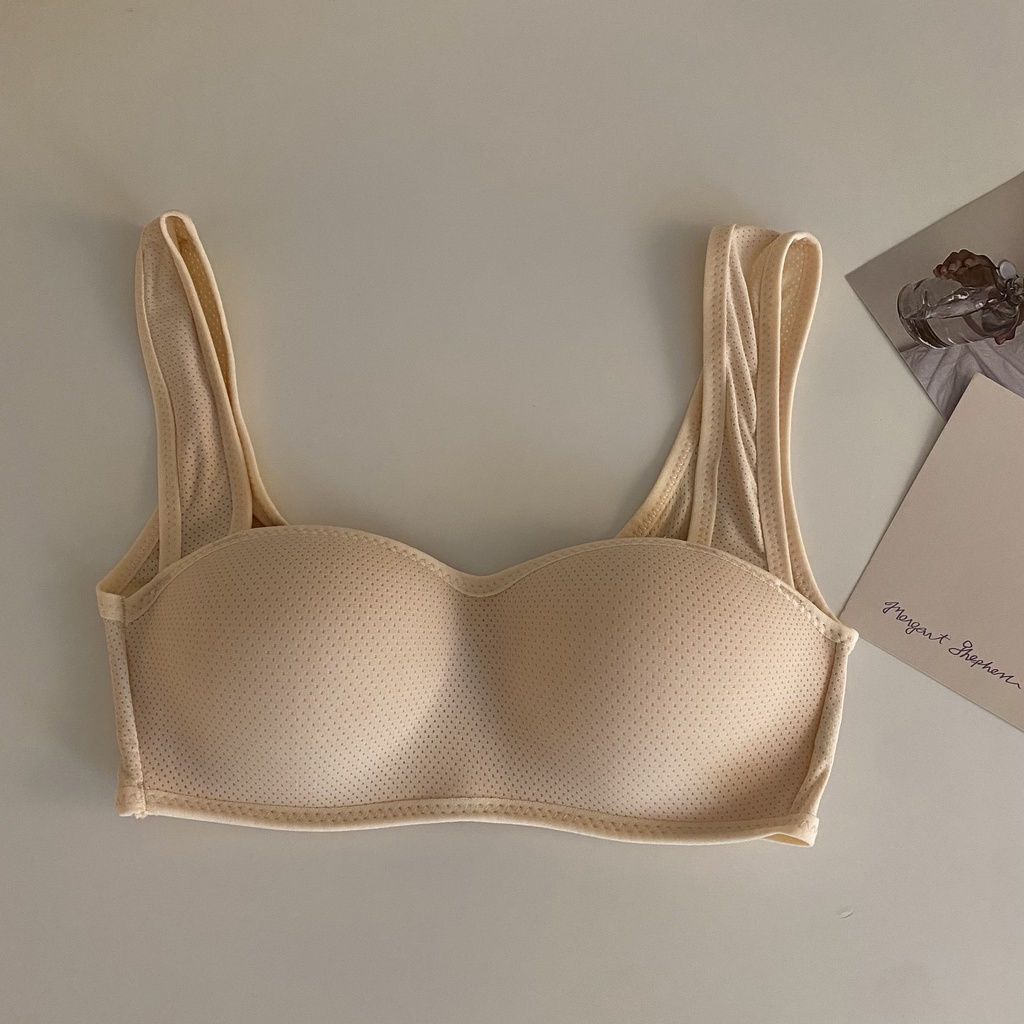 Áo Ngực Không Gọng Không Đường May Màu Sắc Đơn Giản Thoải Mái