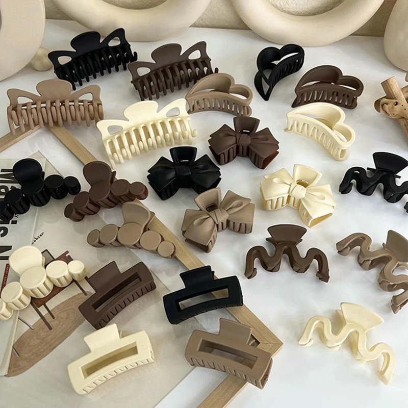 Kẹp Tóc Đính Nơ Họa Tiết Hình Học Phong Cách Vintage Cho Nữ