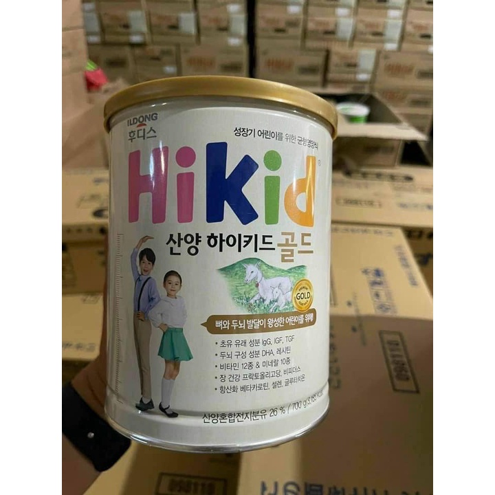 Sữa HiKid Dê 700g - HiKid Vani 600g Hàng Chuẩn Nội Địa Hàn | Minizon Kids