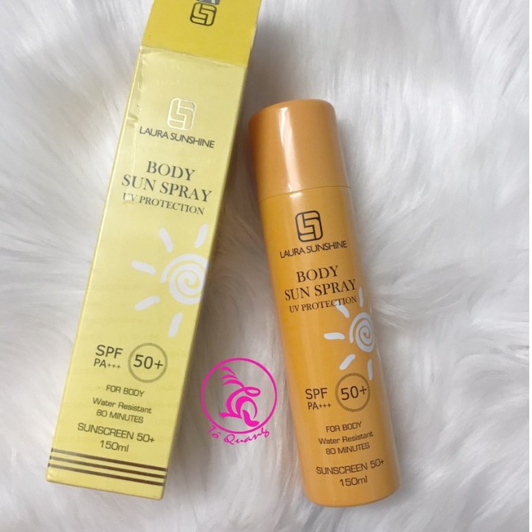 Xịt chống nắng toàn thân Nhật Kim Anh - Laura sunshine body sun spray spf50+ pa+++