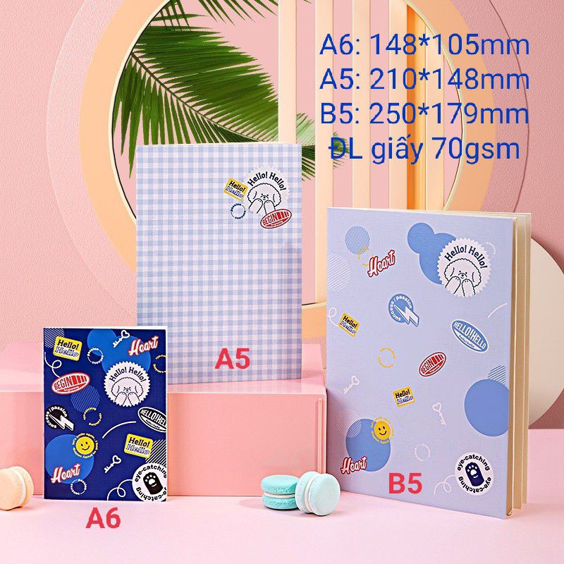 Sổ tay gáy còng A6 A5 B5