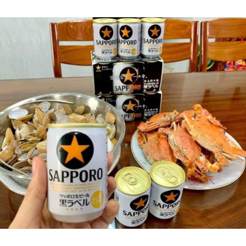Bia tươi Sapporo Black- Nhật Bản