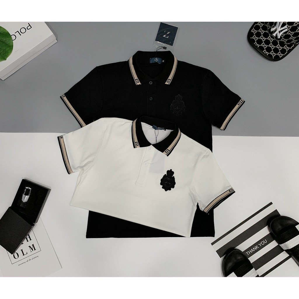 Áo Thun Nam Tay Ngắn Cổ Trụ 100% COTTON Phong Cách Trẻ Trung Thời Trang hàng gốc giá xưởng may (44-72KG)