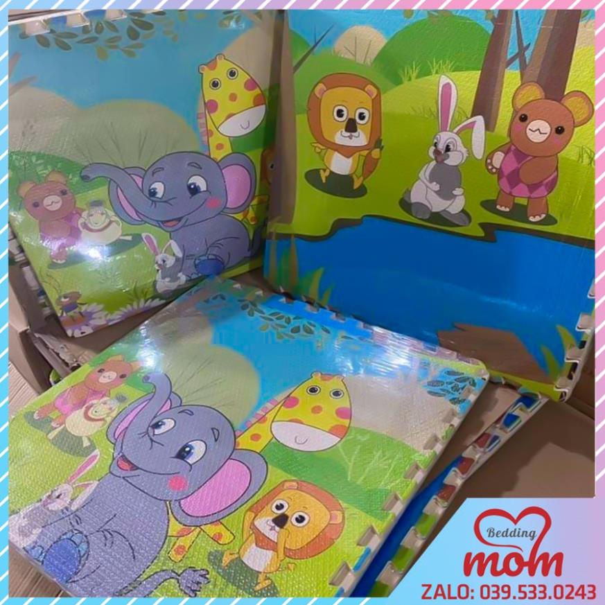 Thảm Xốp Lót nền ,lót Sàn Cho Bé Ghép Tranh Hoạt Hình Đáng Yêu  Gấp Gọn trải sàn chính