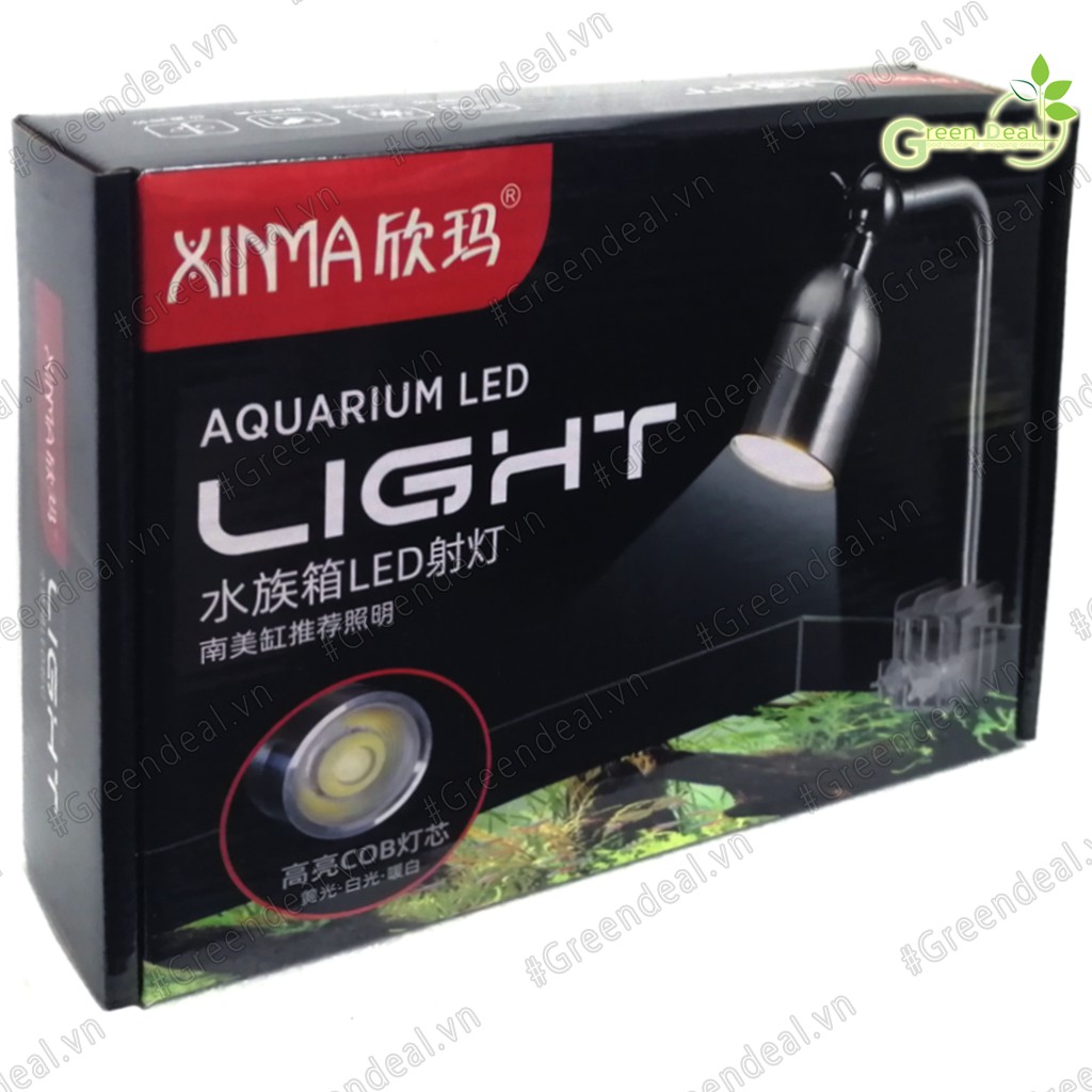 [BH 01 tháng] XINMA - Led TS-S | Đèn Led rọi mini trồng cây hồ cá thủy sinh, cây tiểu cảnh trong nhà