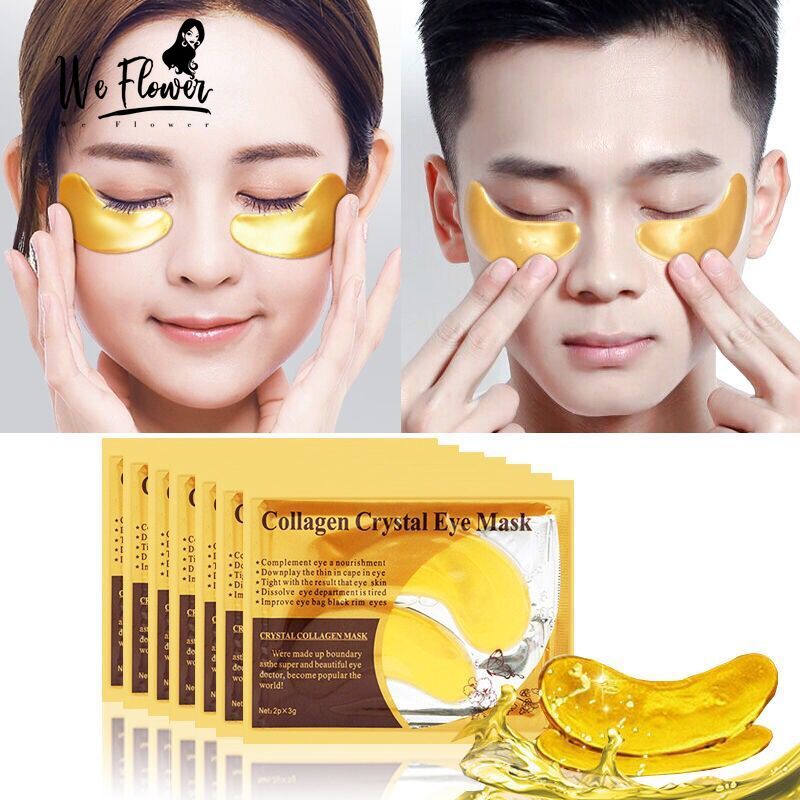 [Hàng mới về] Cặp mặt nạ mắt pha lê collagen vàng kim xóa nếp nhăn chống lão hóa | BigBuy360 - bigbuy360.vn