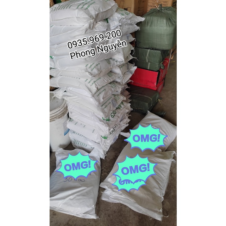 Khoáng tạt MIX DCP ngừa bệnh , cong thân - đục cơ do thiếu khoáng trên tôm , cá , cua  # Khoáng tạt MIX DCP Bao 20kg