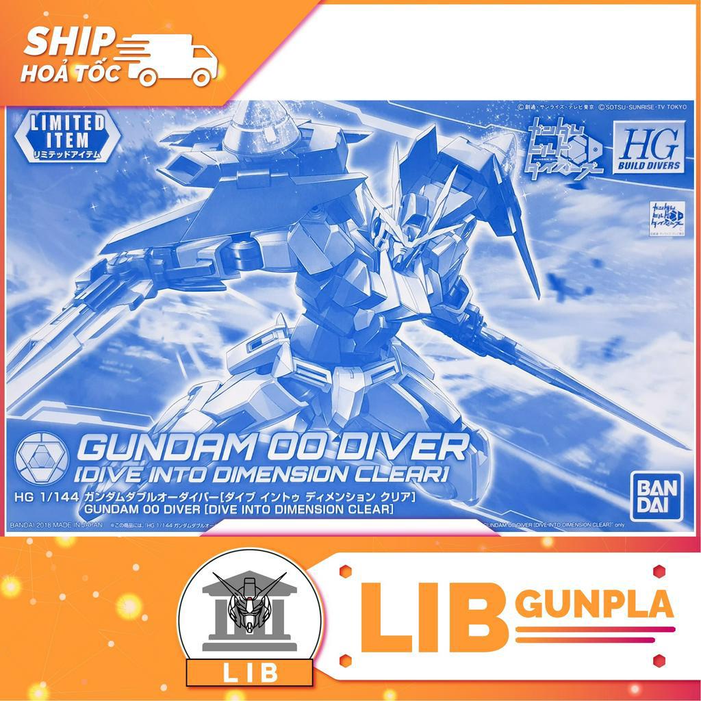 Mô hình lắp ráp Gundam HG BD Gundam 00 Diver - Dive Into Dimension Clear