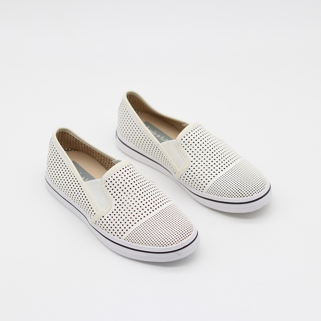 Giày Lười Nữ Slip-on bAimée & bAmor Đế Bằng Viền Kẻ Da mềm Dáng Loafer Culaze Thời Trang Công Sở Cao Cấp Hàn Quốc MS0975