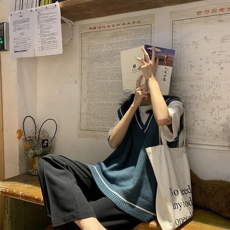 [SẴN] Áo gile len nữ Ulzzang Quảng Châu AGL12 | BigBuy360 - bigbuy360.vn