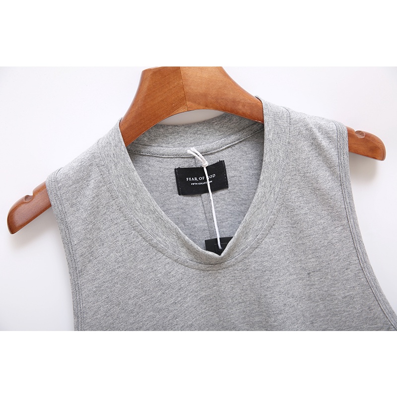 Áo Thun Không Tay Hở Lưng Thời Trang Đường Phố Cho Nam Nữ