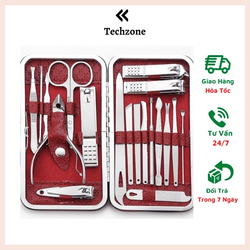 Bộ Dụng Cụ Cắt Móng Tay 12 Món Bằng Thép Không Gỉ