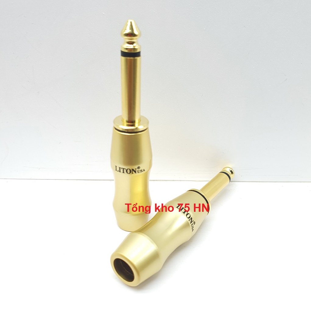 Jack Liton cao cấp 6.5mm Mono thẳng - jack hàn Liton USA