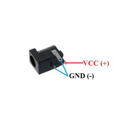 Đầu Cắm Nguồn Cái DC-005 -5.1 X 2.5 / 5.5X2.1 / 3.5 X 1.3