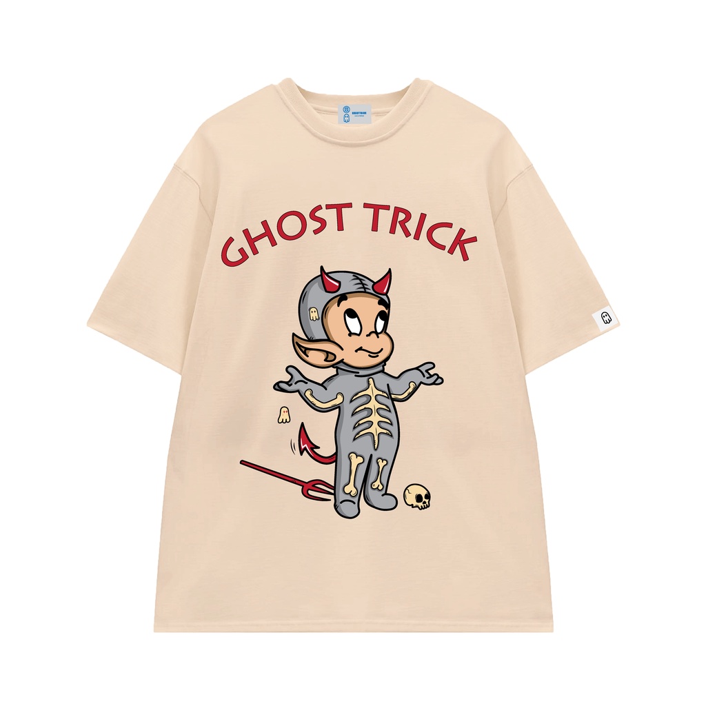 Áo thun GHOST TRICK TRAP GHOST / CREAM - Local Brand Chính Hãng