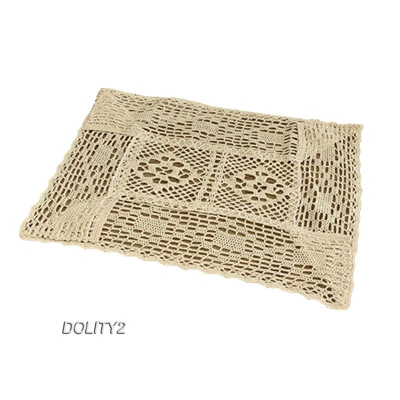 [Dolity2] Khăn Trải Bàn Cà Phê Ren Trang Trí Nhà Cửa