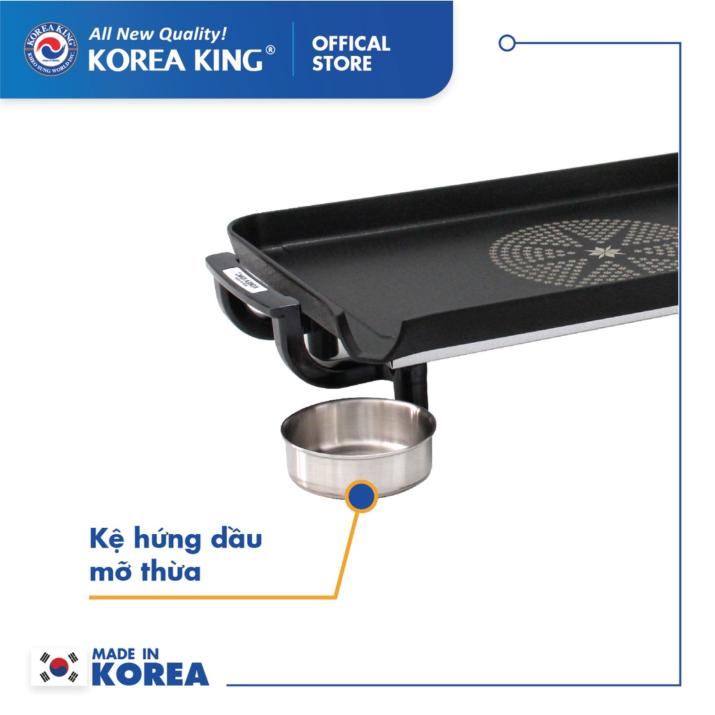 Bếp Nướng Điện Không Khói KOREA KING Hàn Quốc 1050W KGS-253