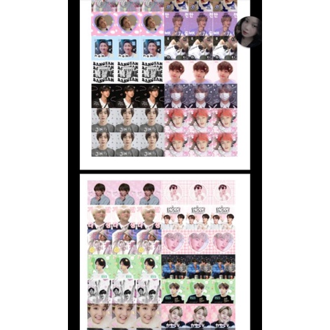 Box mix sticker niêm phong BTS 100c |ANNE|