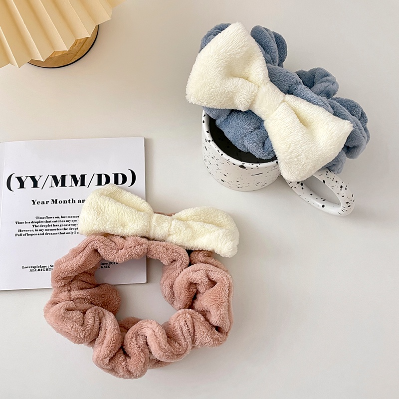 Băng Đô Cài Tóc Phối Lông Kiểu Hàn Quốc Dễ Thương Cho Bé Gái