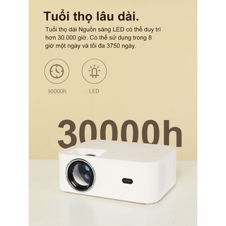 Máy chiếu mini Wanbo X1/X1 Pro-Android 9.0 hỗ trợ điện thoại di động và máy chiếu 4k xem phim đồng thời (kết nối WiFi)