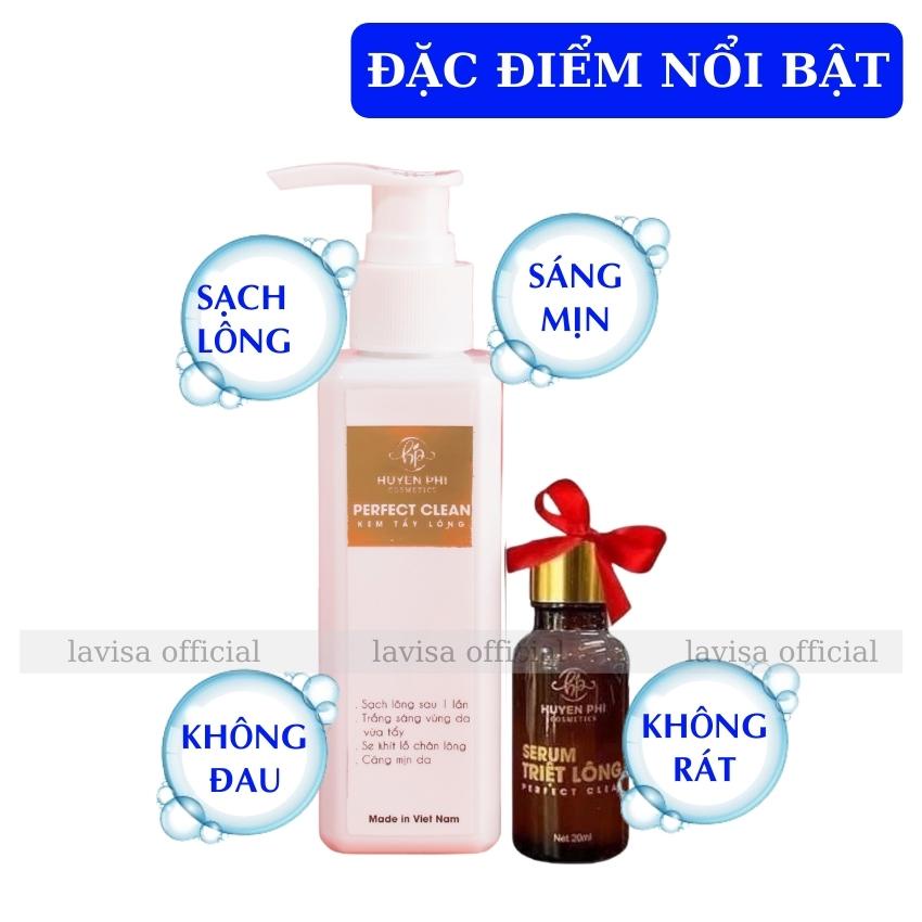 Kem Tẩy Lông Huyền Phi Tặng Serum Triệt Lông Sạch Lông An Toàn Không Đau Rát Dưỡng Da Mền Mại