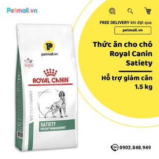 Thức ăn chó Royal Canin Satiety Weight Management 1.5kg - Hỗ trợ giảm cân