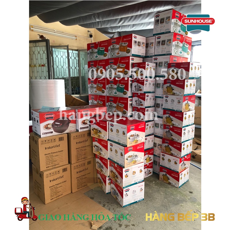 Bộ lau nhà Sunhouse thế hệ mới xoay 360 độ KS-CL260PG - Mâm xay lớn - Phân phối chính hãng