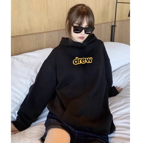 Áo Khoác Hoodie Nỉ DREW Nam Nữ Unisex Form Rộng Ulzzang