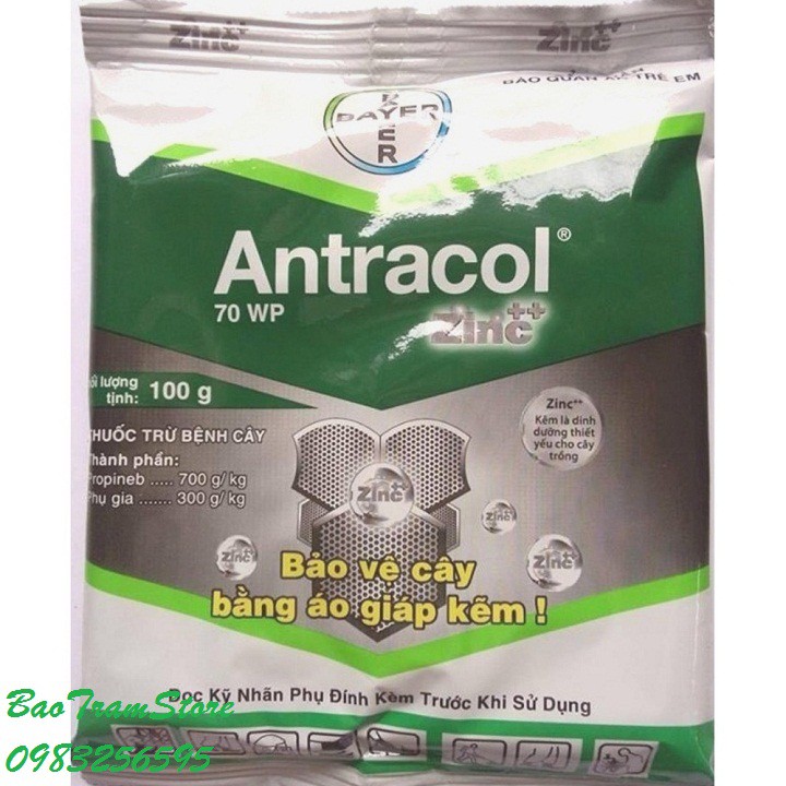 Sản Phẩm trừ nấm bệnh Antracol 70wp gói 100g dùng cho cây trồng
