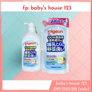 Nước rửa bình sữa Pigeon 800ml