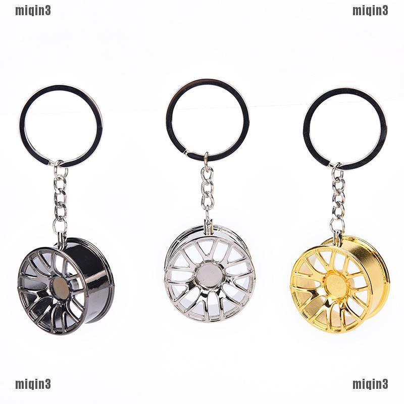 Móc Khóa Gắn Bánh Xe Hơi 9x3.5cm Nhiều Màu Sắc Sang Trọng